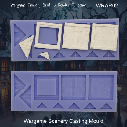 Wargame Building APEX extended Sections Mould - WRAR02
