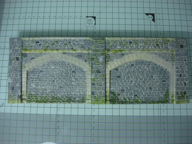 Retaining Walling 2 mould set - Model Railway - RW02