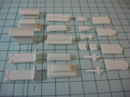 DT15 Model Railway Gravestones Mould OO Gauge