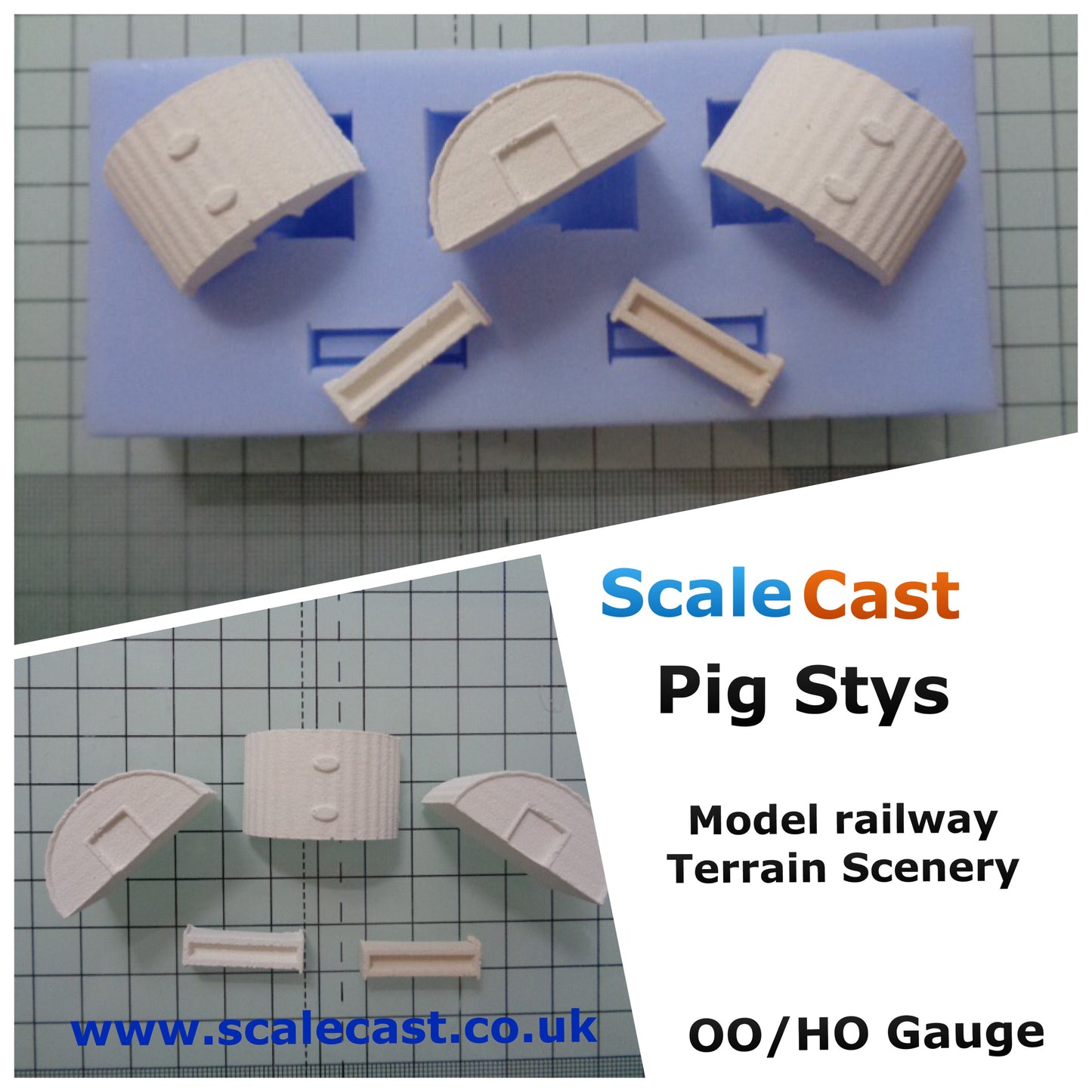 DT31 Pig Stys - For Model Railway Scenery