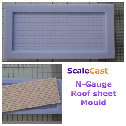 N01 N Gauge Roof Sheet - For Model Railway Scenery