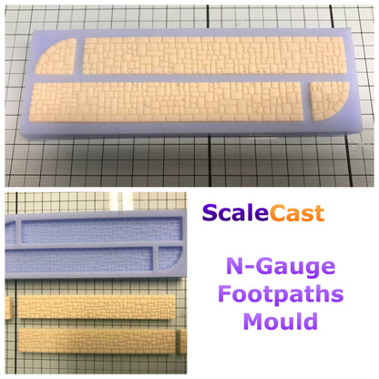 N03 N Gauge Paving Mould - For Model Railway Scenery