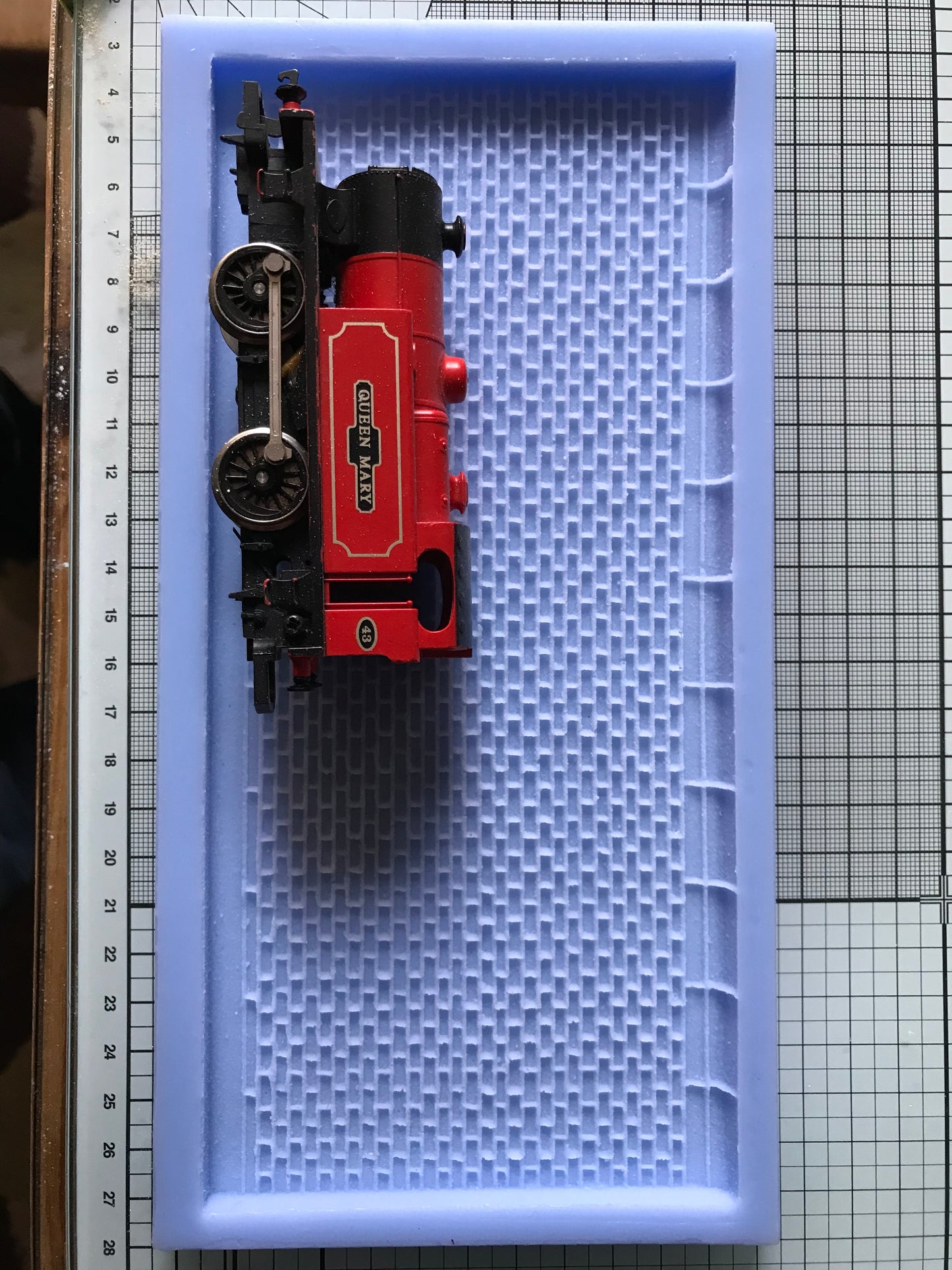 LS16 Lineside Retaining wall Sheet Mould - For Model Railways