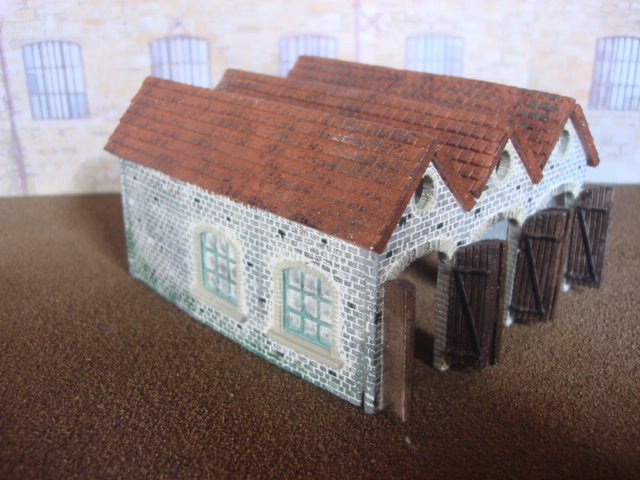 N20 N Gauge Engine Shed Mould - For Model Railway Scenery