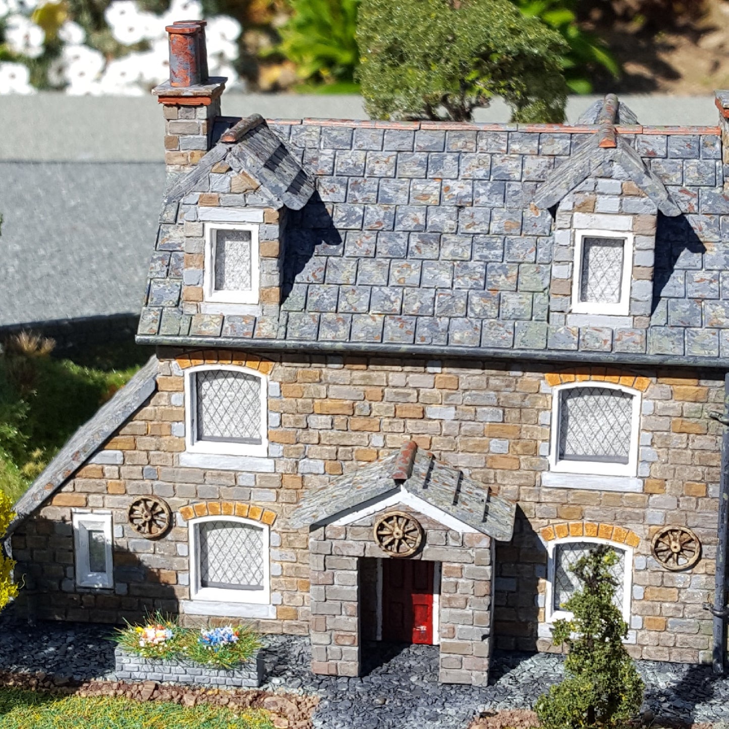 Stone Buildings full 15 Mould set - KIT 04 - Model Railway Buildings Kit