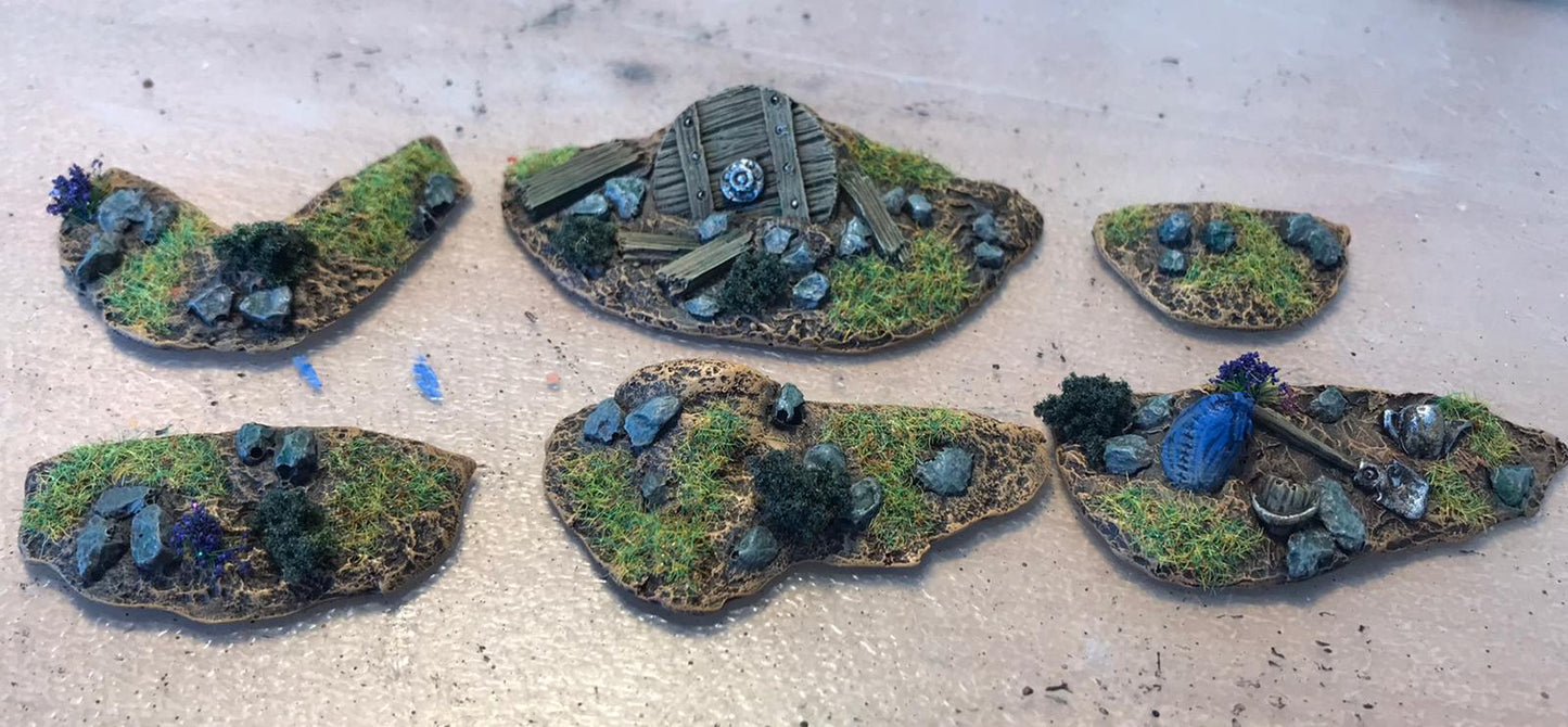 WG20 Wargame Rubble - for Wargame scenery