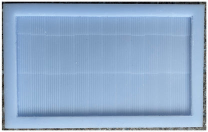CM10 Corrugated Steel Sheet Mould For model railway scenery