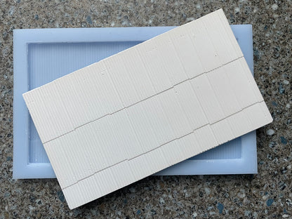 CM10 Corrugated Steel Sheet Mould For model railway scenery