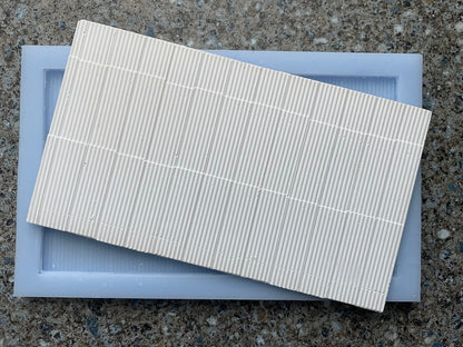 CM10 Corrugated Steel Sheet Mould For model railway scenery