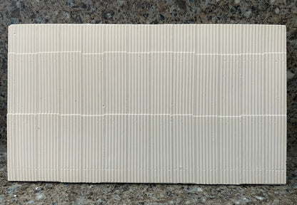 CM10 Corrugated Steel Sheet Mould For model railway scenery