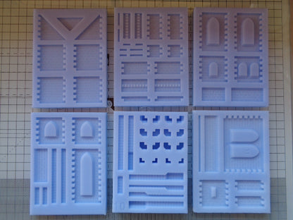 Stone Building 6 Mould Set - NS06-NS11 - KIT03