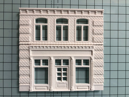 Model Railway Georgian Shop Front Mould - BRICK13