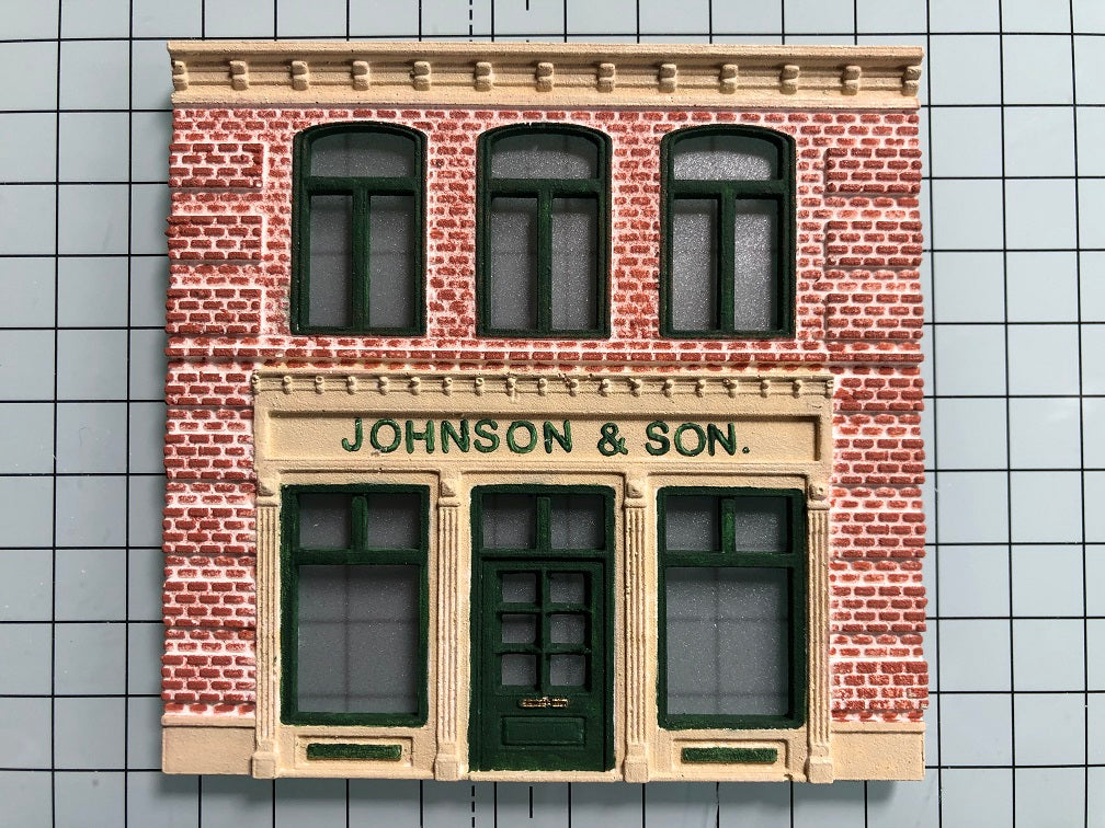 Model Railway Georgian Shop Front Mould - BRICK13