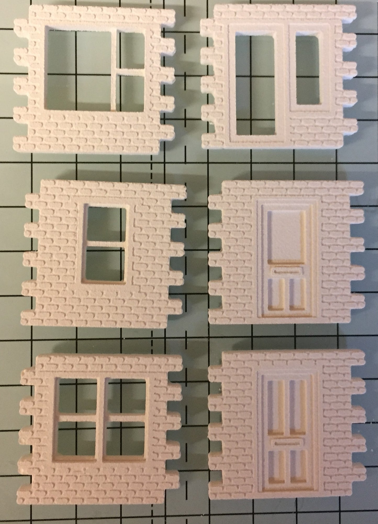 Model Railway Windows & Doors - OO Scale - BRICK01