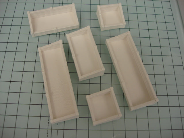 Timber Bunkers Mould for OO gauge Model Railway Scenery - Bunker1