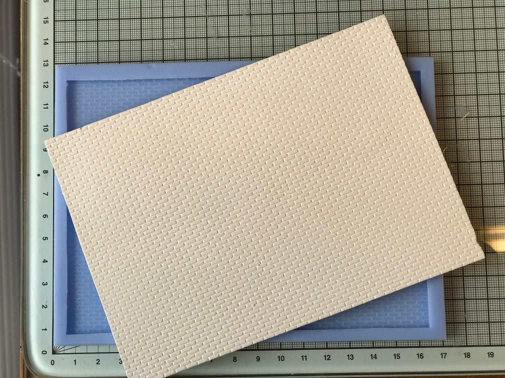 O Gauge Brick Sheet Mould - OGD05 - For model railway scenery