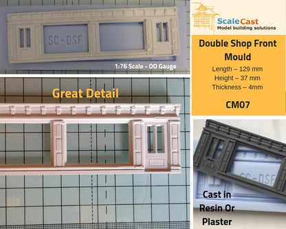 CM07 Double Shop Front - Model Railway Scenery