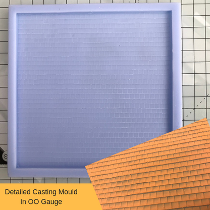 CM43 Small Standard Slate Roof Sheet - Model Railway Scenery