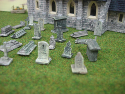 DT15 Model Railway Gravestones Mould OO Gauge