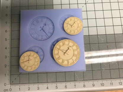 DT32 Clocks Mould - For model railway scenery