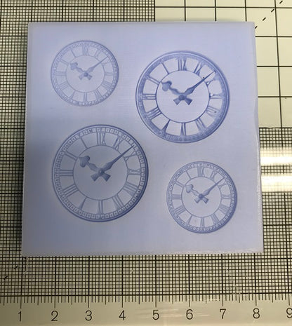 DT32 Clocks Mould - For model railway scenery