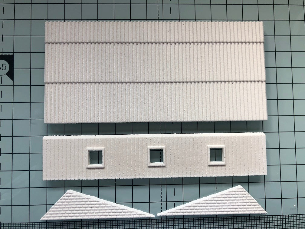 DT01 Saltbox Style Roof Mould - Model Railway Scenery