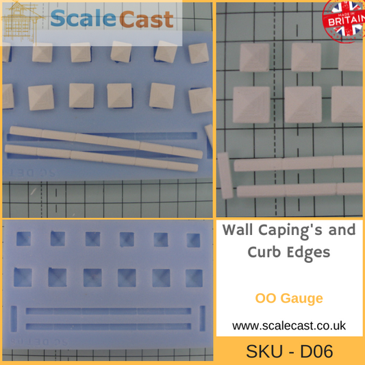 DT06 Wall Caping's and Curb Edges Mould - Clearance