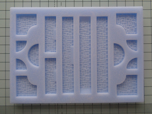 DT30 Housing Paving Mould - For model railway scenery