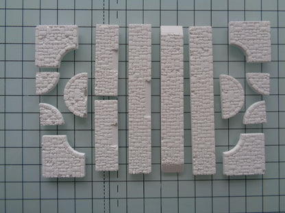 DT30 Housing Paving Mould - For model railway scenery