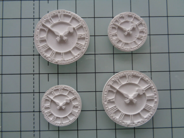 DT32 Clocks Mould - For model railway scenery