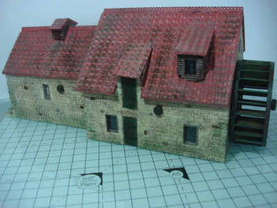 Stone Buildings full 15 Mould set - KIT 04 - Model Railway Buildings Kit