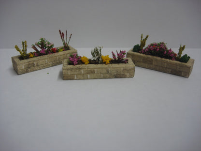 DT28 Stone Troughs Detailing Mould - For model railway scenery