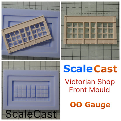 CM35 Victorian Shop Front Mould - Model Railway Scenery