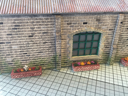 DT27 Brick Troughs Detailing Mould - For model railway scenery