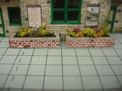 DT27 Brick Troughs Detailing Mould - For model railway scenery