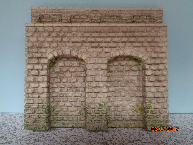 LS01 Lineside Stone Walling Mould - For Model Railway Scenery