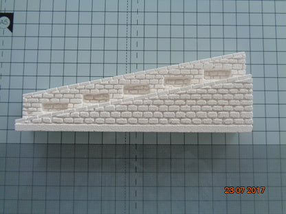 LS10L Top Left Handed Sloping Section Mould - For Model Railways