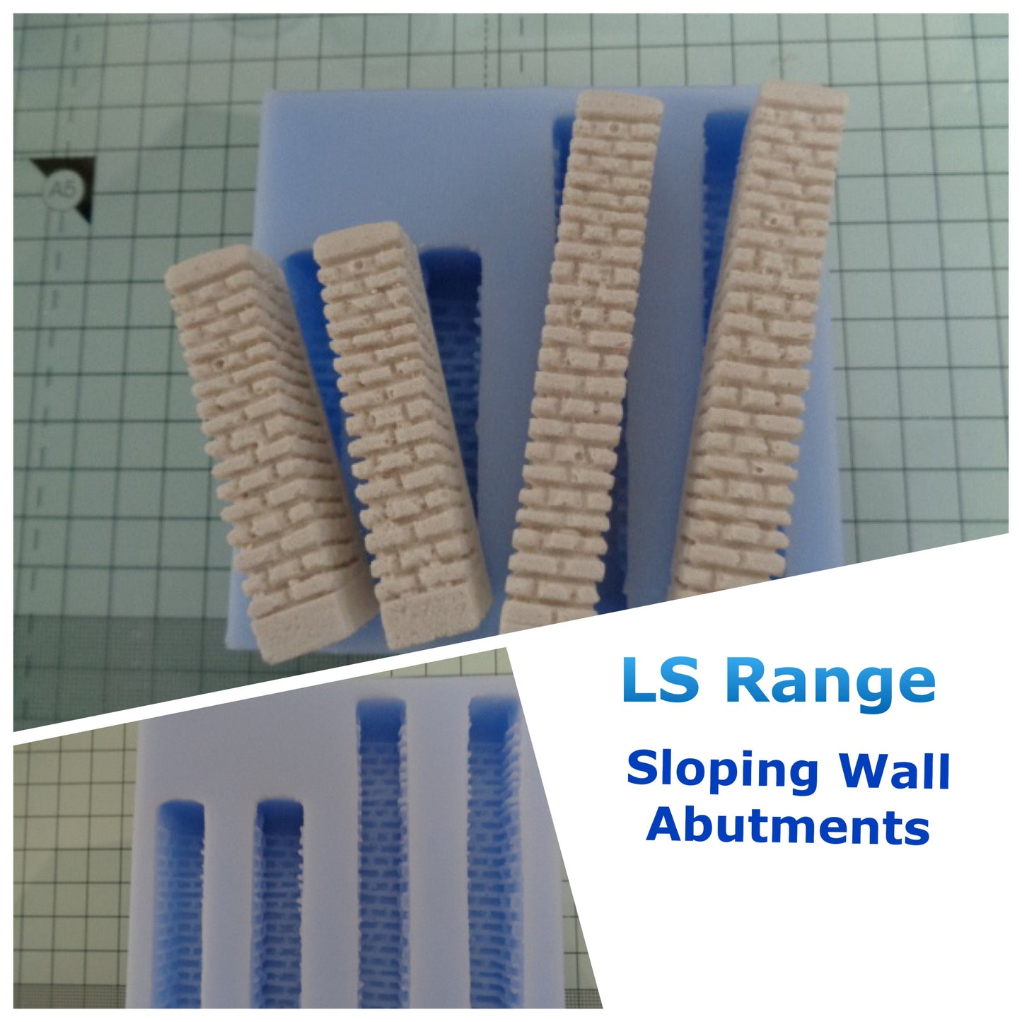 LS13 Lineside Stone Sloping Abutments