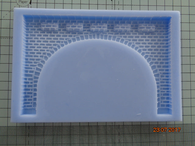 LS14 Lineside Stone Double Tunnel Mould - For Model Railway Scenery