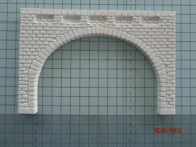 LS14 Lineside Stone Double Tunnel Mould - For Model Railway Scenery