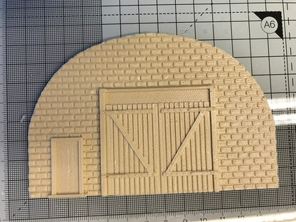 Tunnel Insert Mould 04 - Garage - For Model Railways