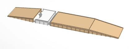 Wide Passenger Platform PW01 - 2 Mould Kit