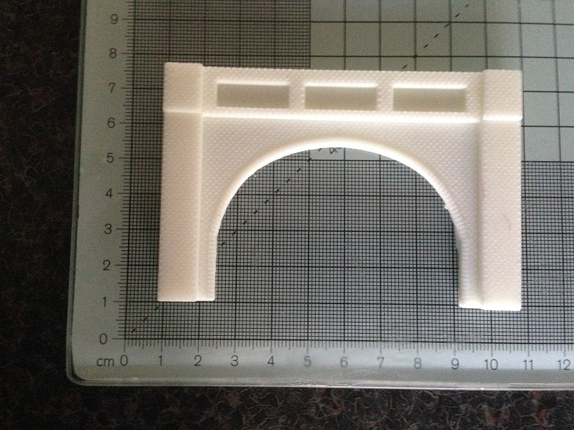 N05 N Gauge Brick Double Tunnel