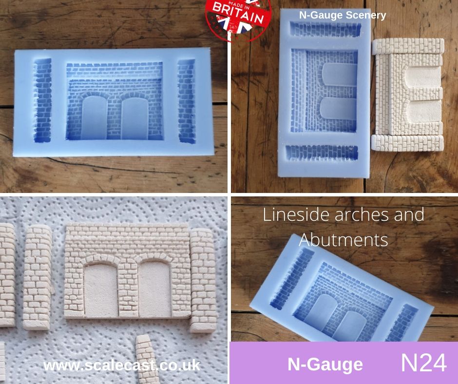 N Gauge Lineside 3 mould kit NK03