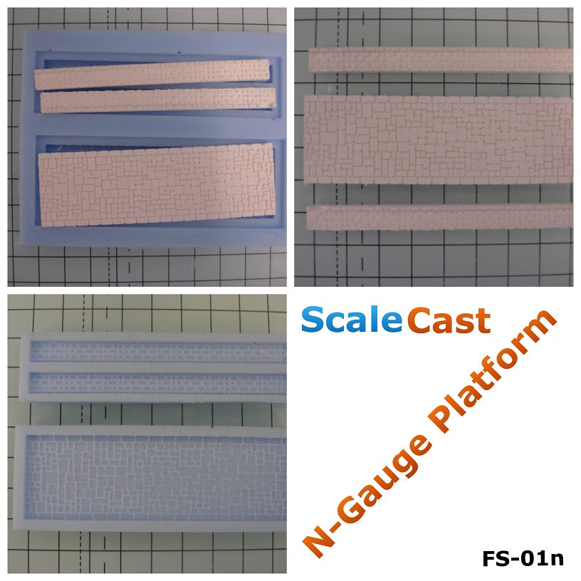 N04 N Gauge Model Railway Platform