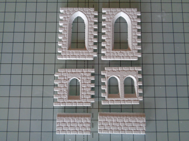 Stone Buildings NS08 Mould - Model Railway Scenery OO Gauge