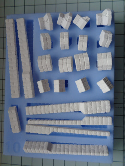 Stone Building 3 Mould Set - NS08-NS10 - KIT01