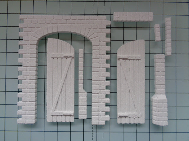 Stone Buildings NS12 Mould - Model Railway Scenery OO Gauge