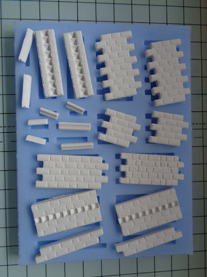 Stone Building 6 Mould Set - NS06-NS11 - KIT03