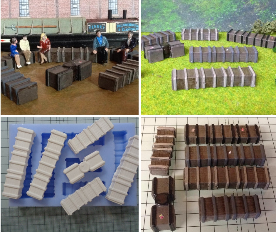 Scenery Crates R002 - Model Railway - Clearance